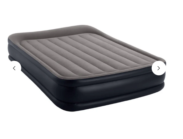 Colchón Inflable Eléctrico INTEX Fiber Tech 2 Plazas Dura-Beam 152x203x42