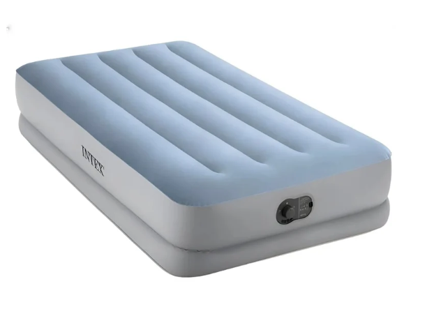 Colchón Inflable Eléctrico USB INTEX 1.5 Plazas Mid-Rise Comfort