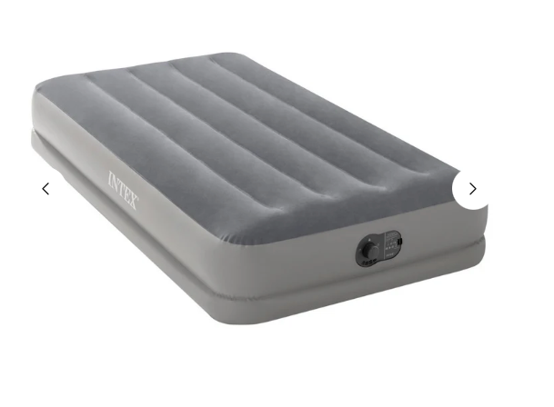 Colchón Inflable Eléctrico USB INTEX 1 Plaza Dura-Beam Standard Prestige