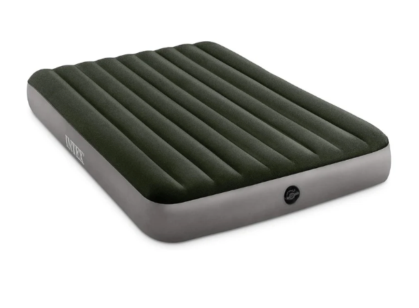 Colchón Inflable con Inflador a Pilas INTEX 2 Plazas Prestige Downy 152x203x25 cm