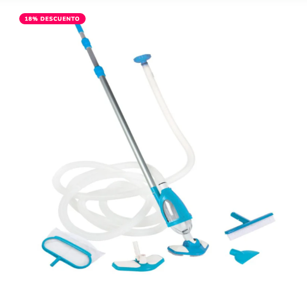 Kit de Mantenimiento Deluxe para Piscinas INTEX Con Mango Telescópico