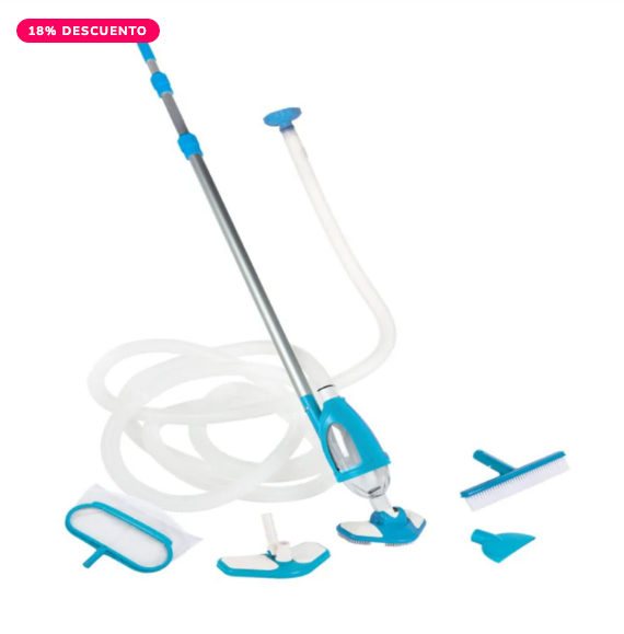 Kit de Mantenimiento para Piscinas INTEX con Mango Telescópico