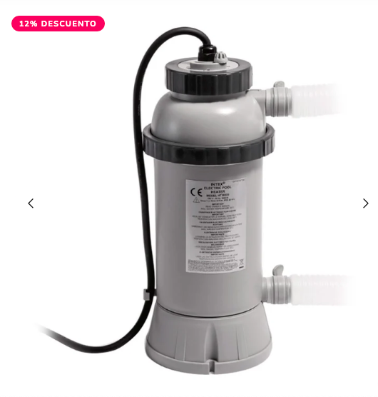 Calentador Eléctrico INTEX para Piscinas de hasta 4.57m