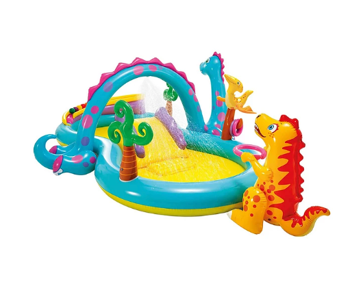 Piscina Centro de Juegos Inflable INTEX Dinosaurio