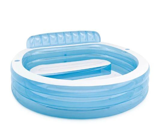 Piscina Inflable INTEX con Sillón 229 x218 x 79 cm, 640 L