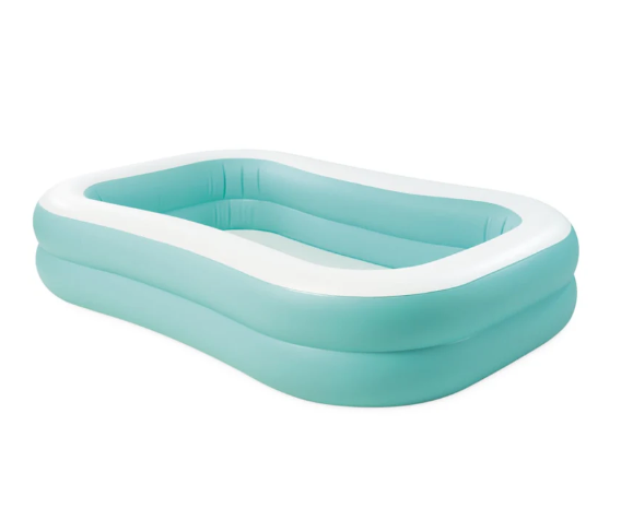 Piscina Inflable Rectangular Familiar INTEX Aqua Swim Center, 229 x 152 x 48 cm, 770L