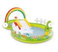 Piscina Centro de Juegos Inflable Jardín INTEX con Pulverizador