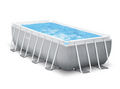 Piscina Estructural Rectangular INTEX Prism Frame, 4m x 2m x 1.22m, 8.418L, con Bomba y Escalera