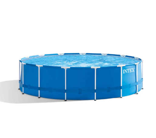 Piscina Estructural Redonda INTEX Metal Frame, 457 X 122 cm, 16.805 Litros